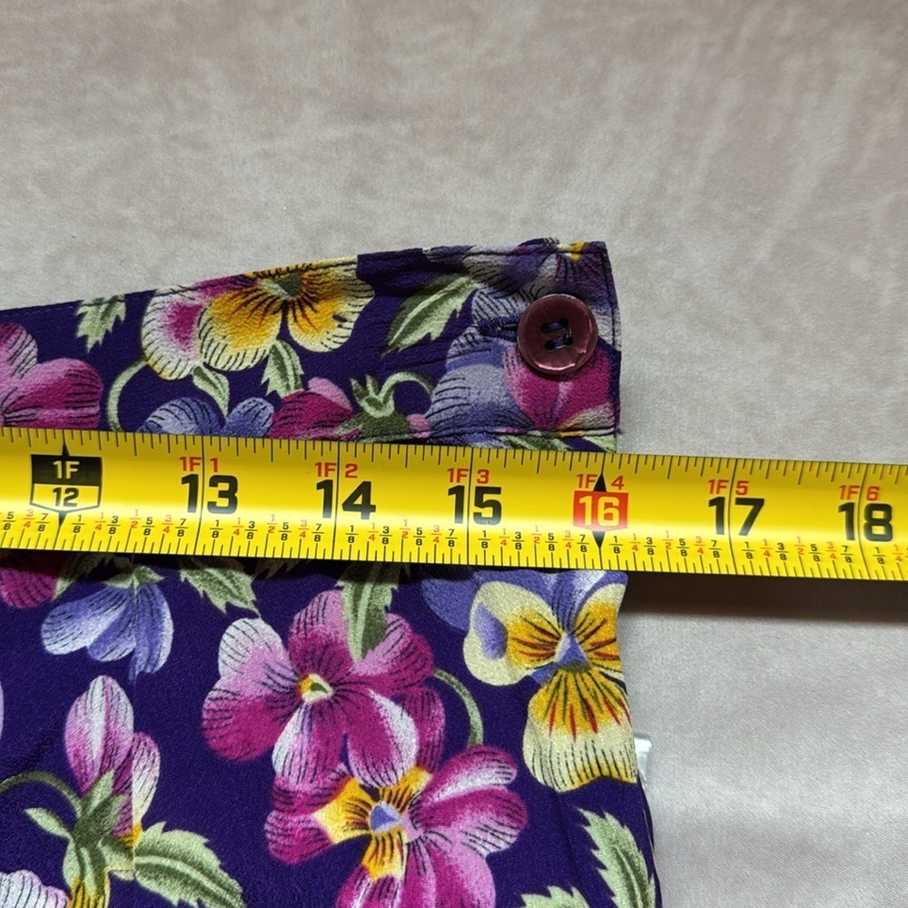VTG Herman Geist Floral Maxi Skirt NWT Prairie Peasant Boho Cottagecore Women 14 - Picture 8 of 9